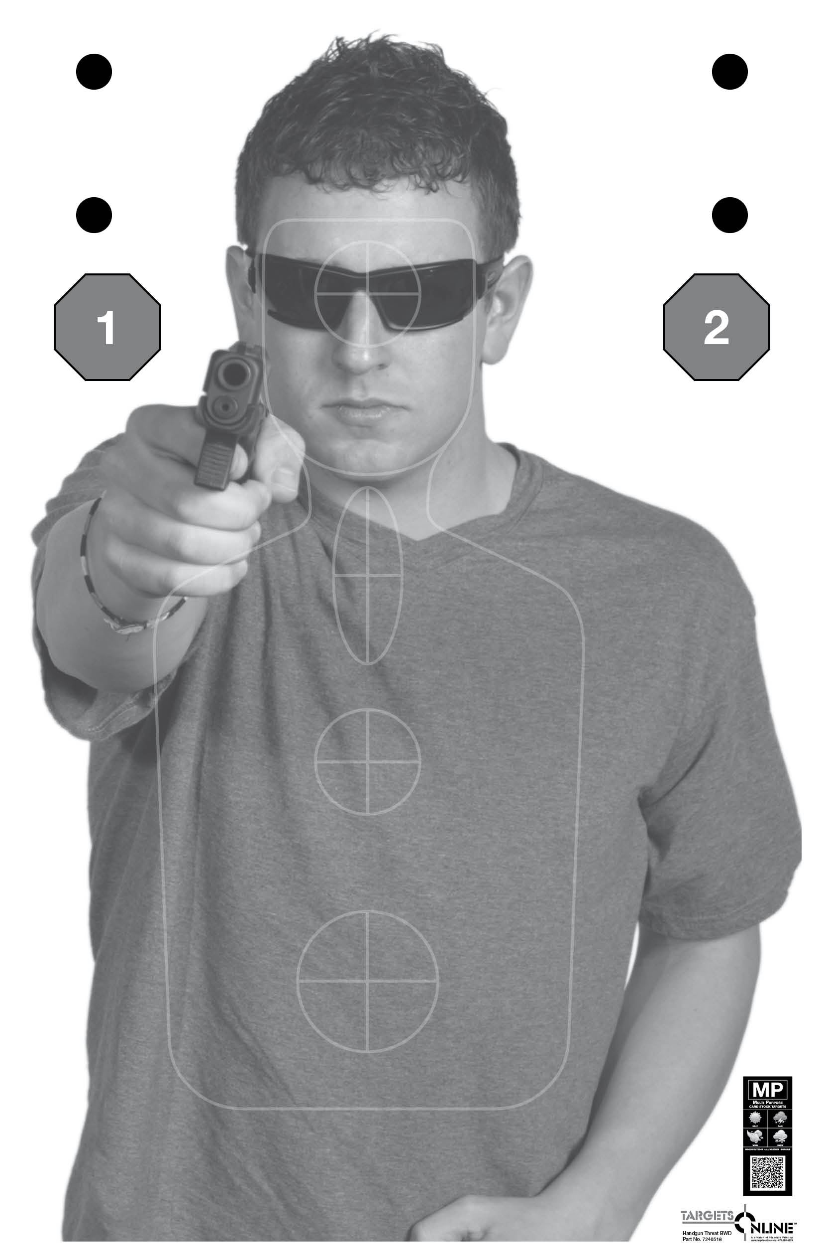 Handgun Threat BWD - Paper Handgun Threat BWD - Paper